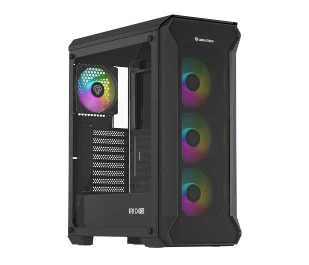 NATEC Obudowa Genesis Irid 505 z oknem, ARGB, USB 3.0 NPC-1518 - 633846 - zdjęcie